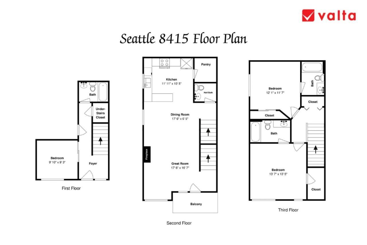 Stylish North Seattle Townhouse- Dual Master Suites Zewnętrze zdjęcie